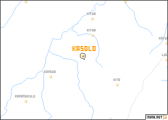 map of Kasolo