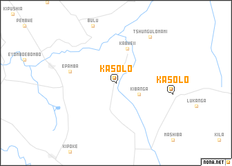 map of Kasolo