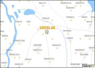 map of Kasolwe