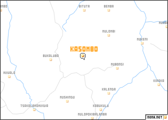 map of Kasombo