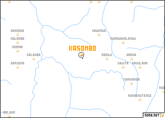 map of Kasombo