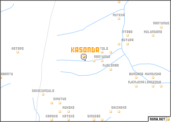 map of Kasonda