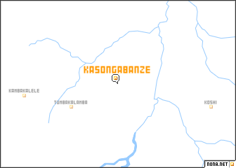 map of Kasonga-Banze