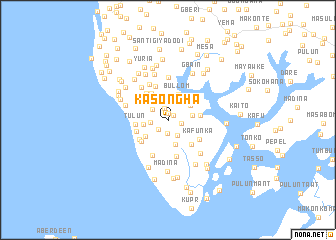 map of Kasongha