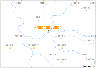 map of Kasongo-Lunda