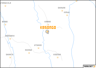 map of Kasongo