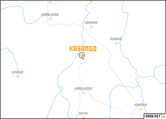 map of Kasongo