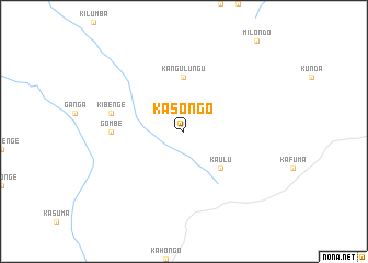 map of Kasongo