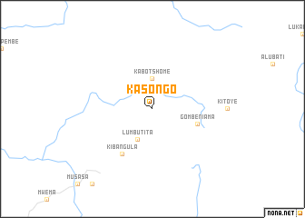 map of Kasongo