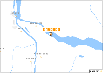 map of Kasongo