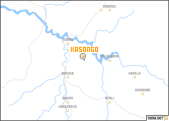 map of Kasongo