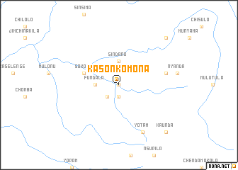 map of Kasonkomona