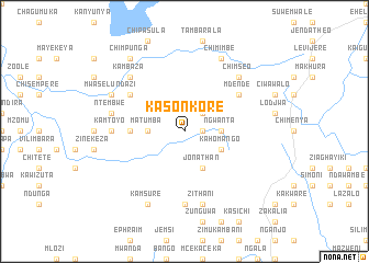 map of Kasonkore