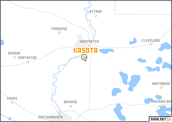 map of Kasota