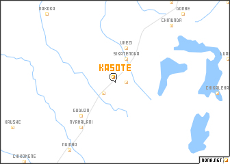 map of Kasote