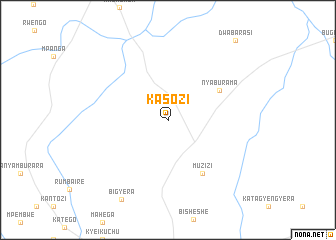 map of Kasozi