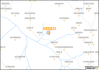 map of Kasozi