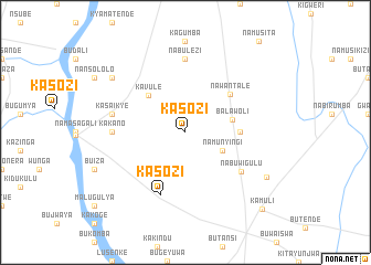 map of Kasozi