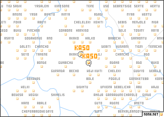 map of Kʼaso