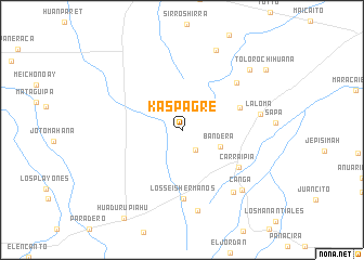 map of Kaspagre