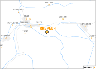 map of Kaspeda