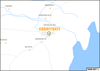 map of Kaspiyskiy