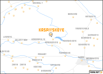 map of Kaspiyskoye