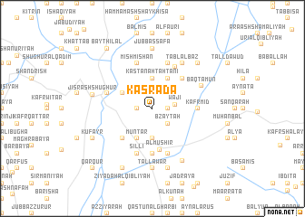 map of Kasr ‘Adā
