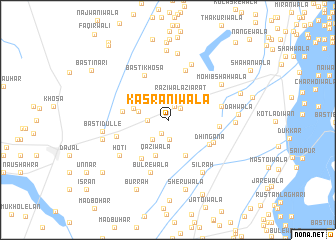 map of Kasrāniwāla