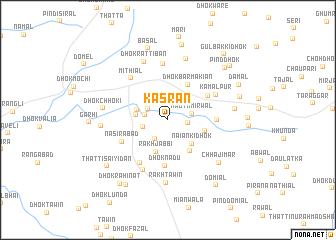 map of Kasrān
