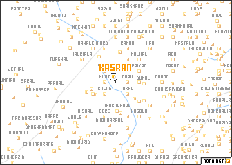 map of Kasrān