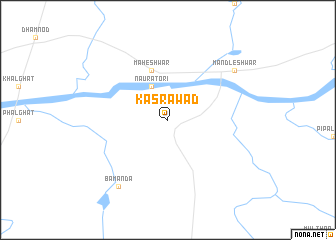 map of Kasrāwad