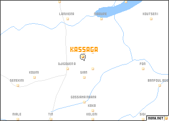 map of Kassaga