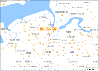 map of Kassagne