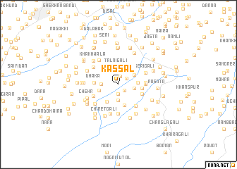 map of Kassāl