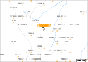 map of Kassama