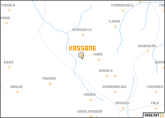 map of Kassané