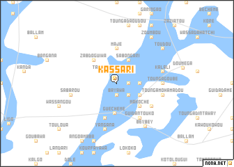 map of Kassari