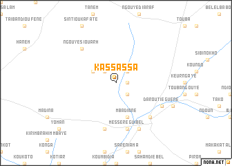 map of Kassassa