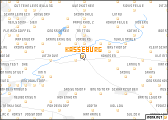 map of Kasseburg