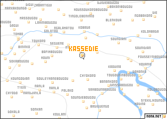 map of Kassédié