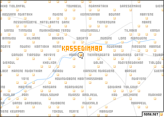 map of Kassé Dimmbo