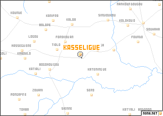 map of Kasséligué