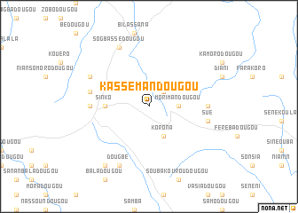 map of Kassémandougou