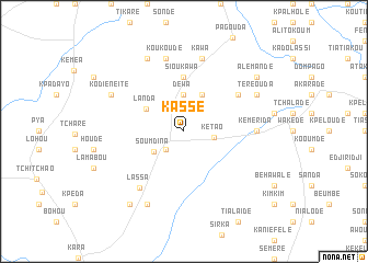 map of Kassé