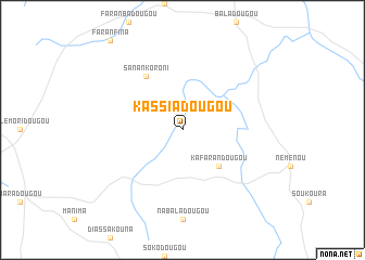 map of Kassiadougou