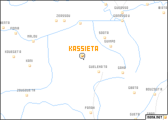 map of Kassieta