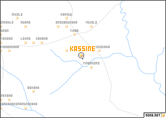 map of Kassiné