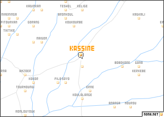 map of Kassine