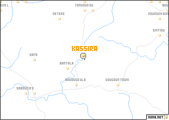 map of Kassira